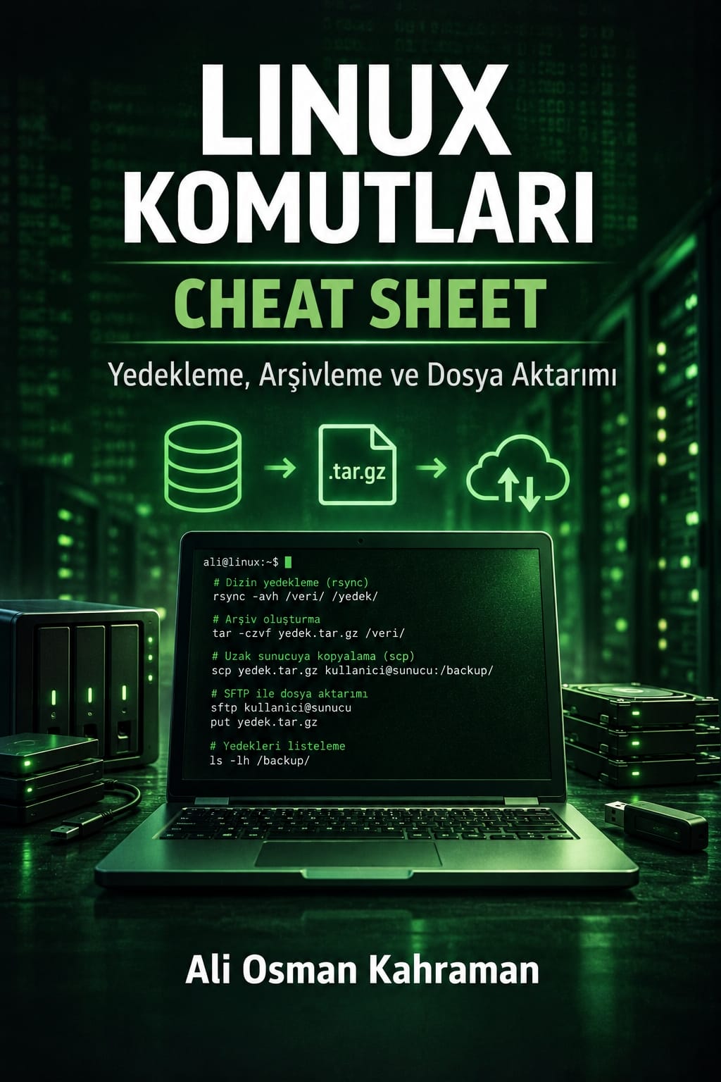 Linux Komutları Cheat Sheet - 6.Kitap kapağı