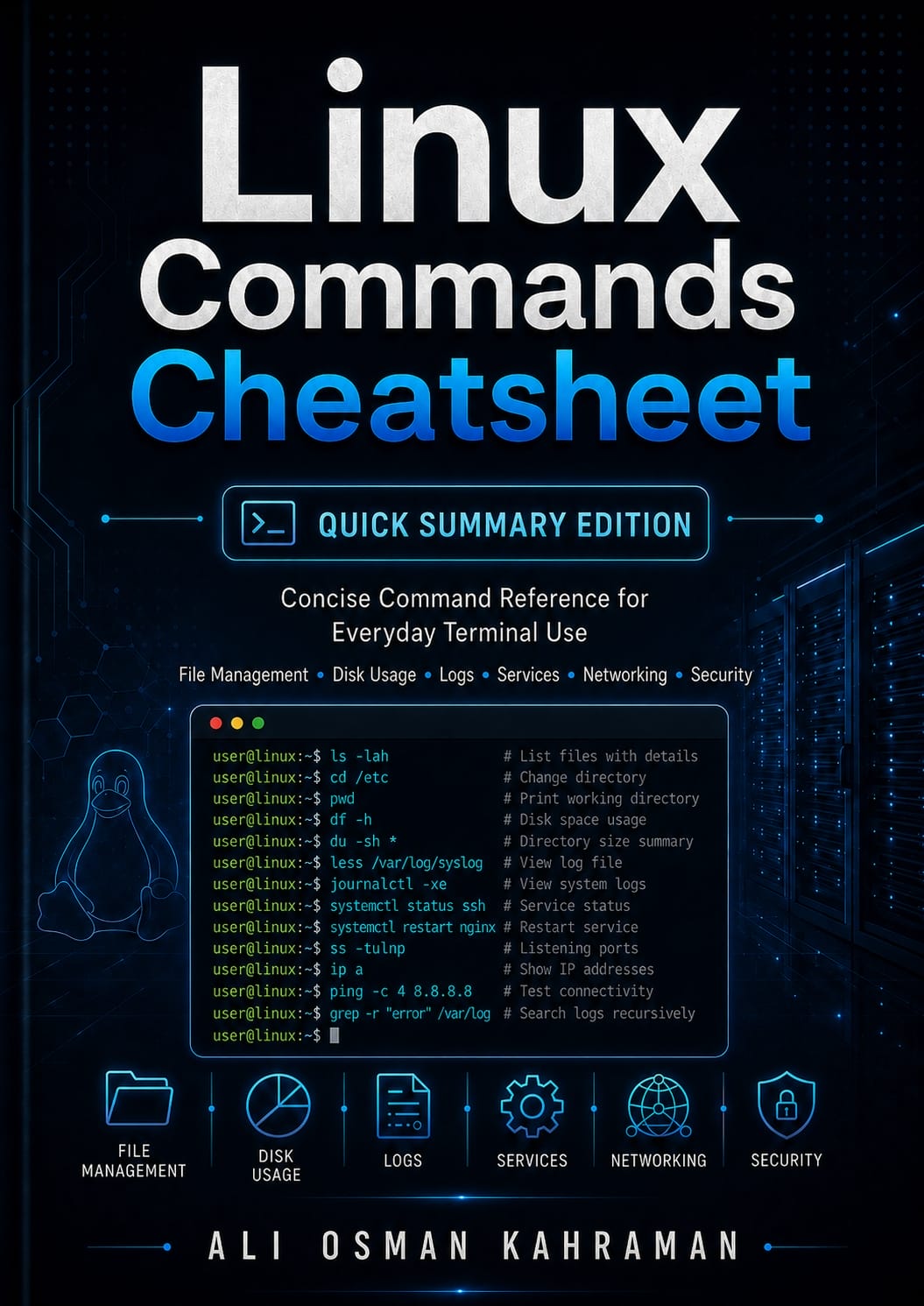 Linux Commands Cheat Sheet – Quick Summary Edition