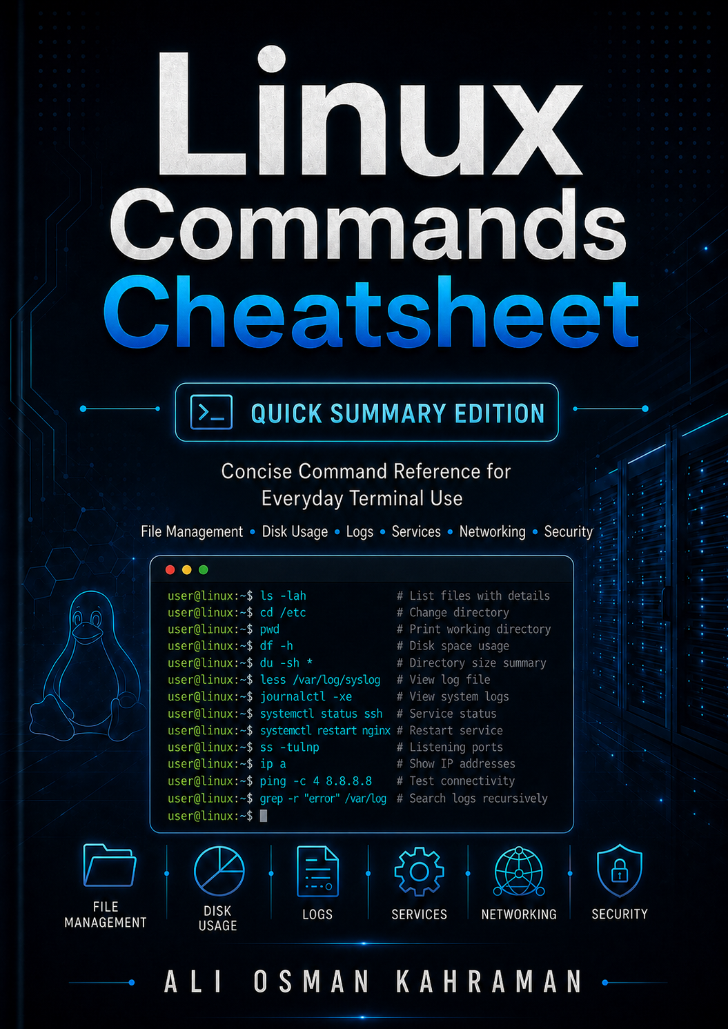 Linux Commands Cheat Sheet – Quick Summary Edition